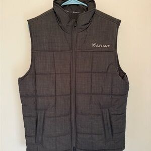 Ariat Men's Black Puffer Vest